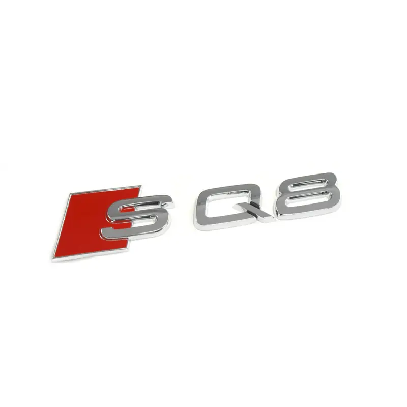 Neu Original Audi SQ8 Schriftzug hinten Heckklappe Emblem Logo chrom