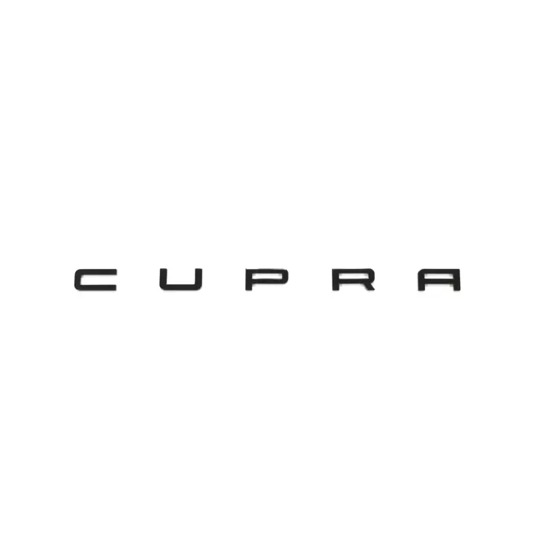 Begrenztes Angebot Original Seat Leon 4 (KL) CUPRA Schriftzug Heckklappe Tuning Emblem schwarz glänzend