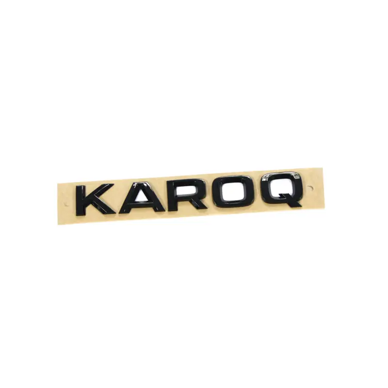 Original Skoda Karoq Schriftzug schwarz Heckklappe Emblem Buchstaben Blackline Logo Mega-Angebot