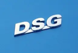 Sonderangebot Original VW Schriftzug Aufkleber Plakette (DSG) Emblem Logo chrom