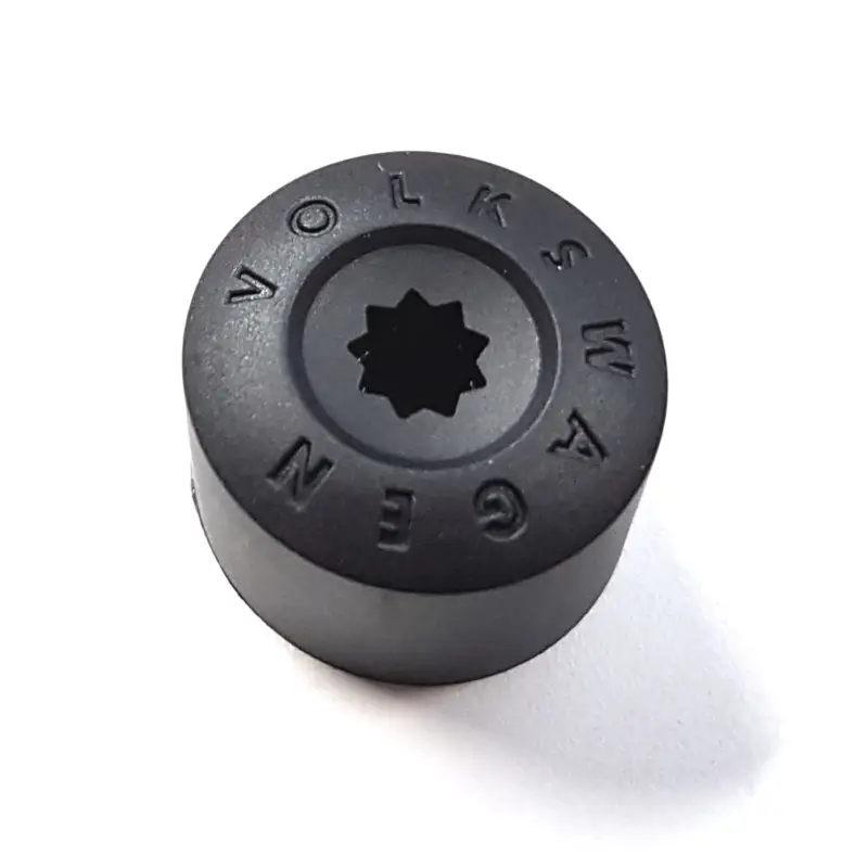 Top-Angebot Original VW Radschraubenkappe Sicherungsnuss schwarz matt 1K0601173A9B9