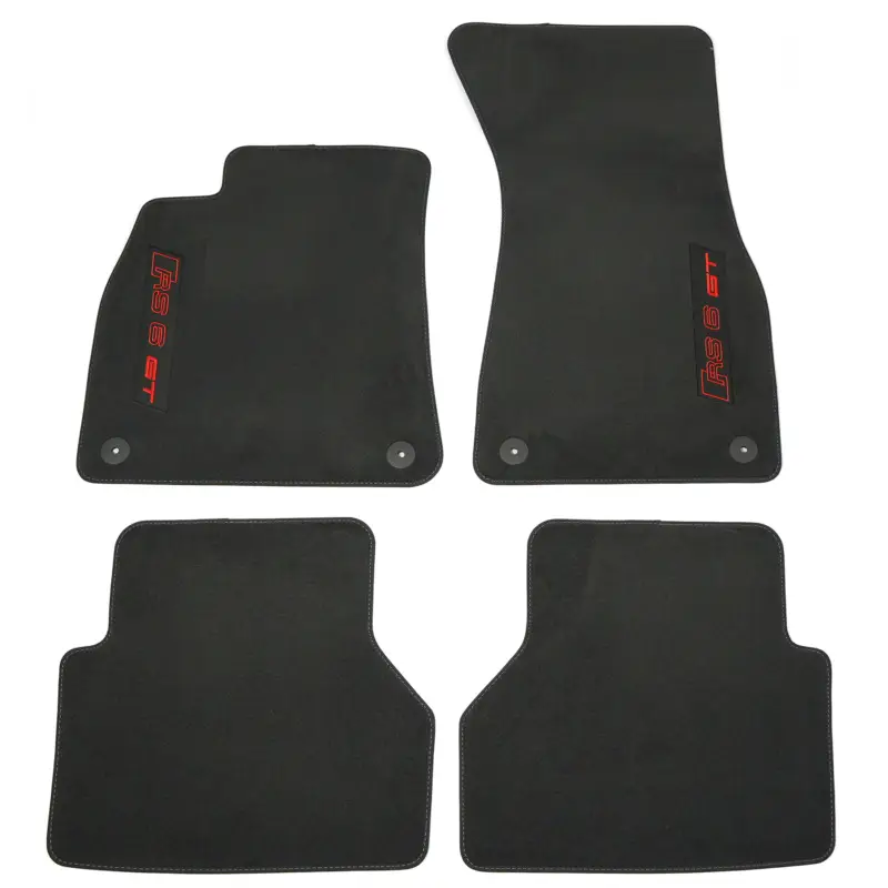 Neu Im Sortiment Original Audi RS6 GT Textilfußmatten Premium Velours Fußmatten 4x Stoffmatten 4K1863011GGPM
