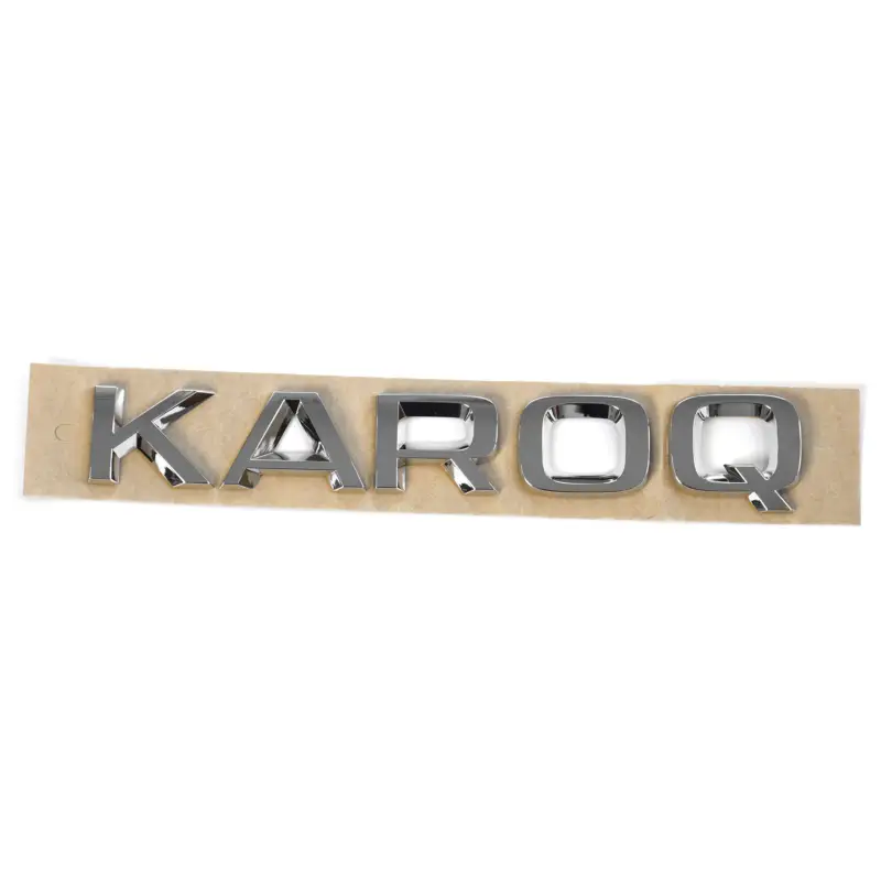 Preisreduziert Original Skoda Karoq Schriftzug Heckklappe Emblem Buchstaben chrom 57A853687A2ZZ