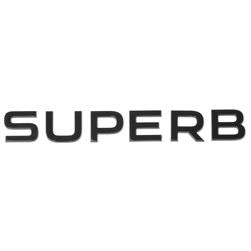 Original Skoda Superb Schriftzug Heckklappe Emblem Buchstaben Logo schwarz 3P0853687E041 Geprüft