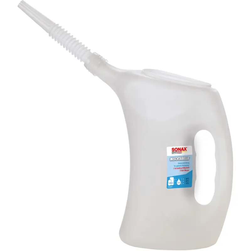 SONAX Messbecher 2 Liter Dosierhilfe flexibler Schlauch Einfüllhilfe Messkanne 04983000 Direkt Vom Hersteller