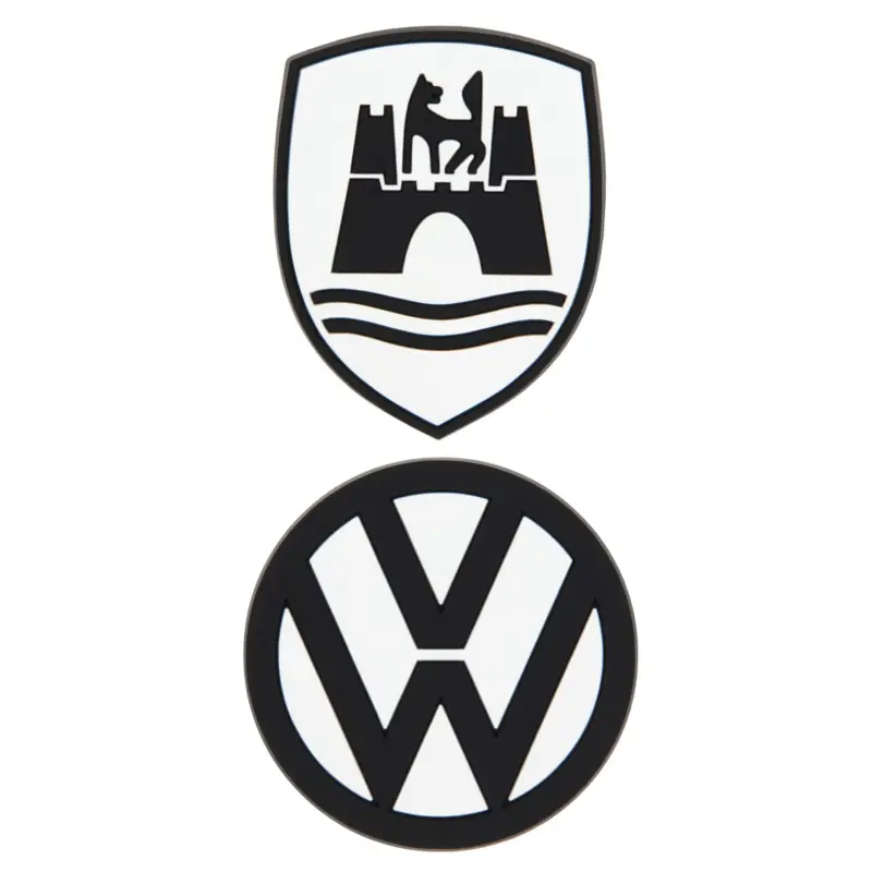 Saisonangebot VW Volkswagen Logo Wolfsburg Wappen Softmagnet Kühlschrankmagnet BUMT30