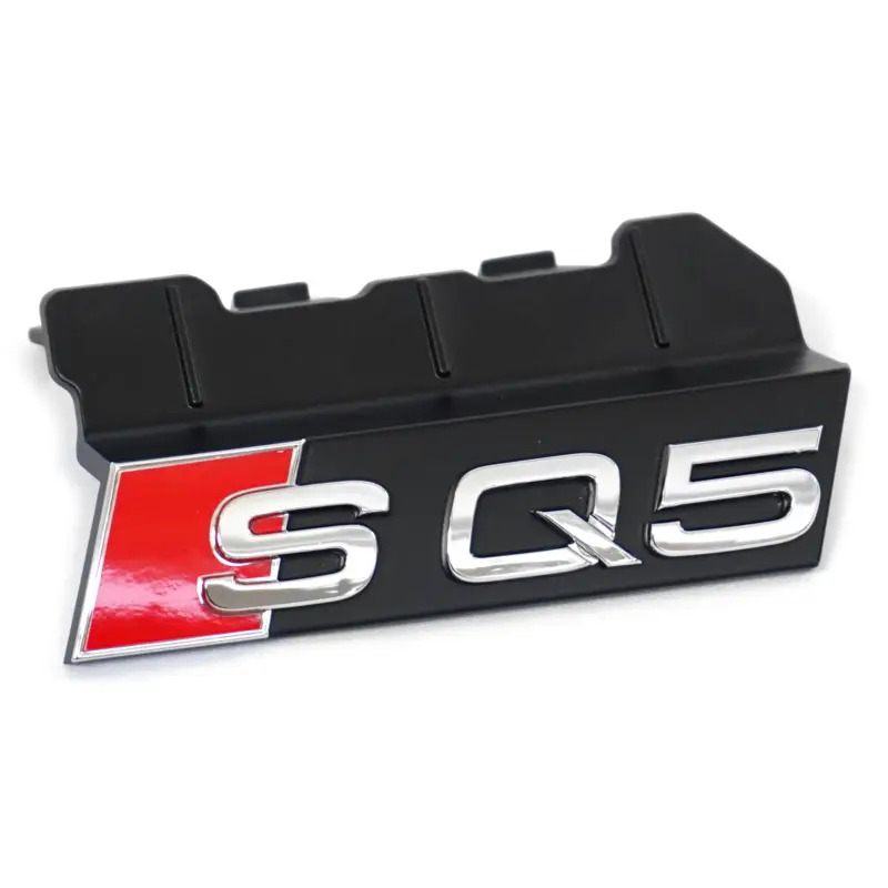 Neu Im Sortiment Original Audi SQ5 (FY) Facelift Schriftzug Kühlergrill Emblem Logo Plakette chrom 80A853736E2ZZ