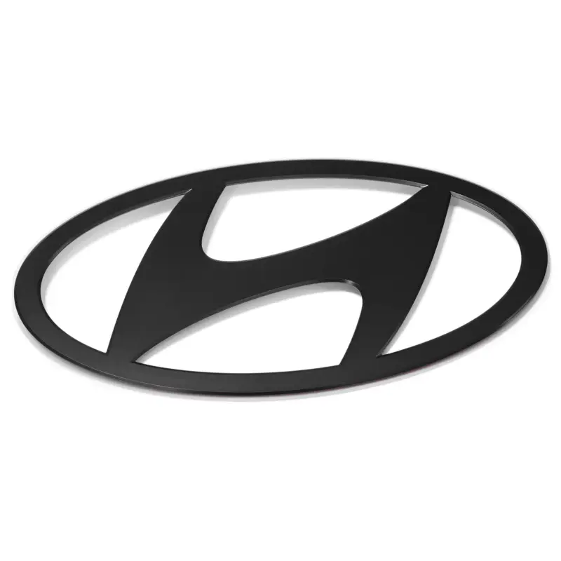 Original Hyundai Santa Fe (MX5) Logo vorn Emblem Motorhaube schwarz 86305P6010 Top-Seller