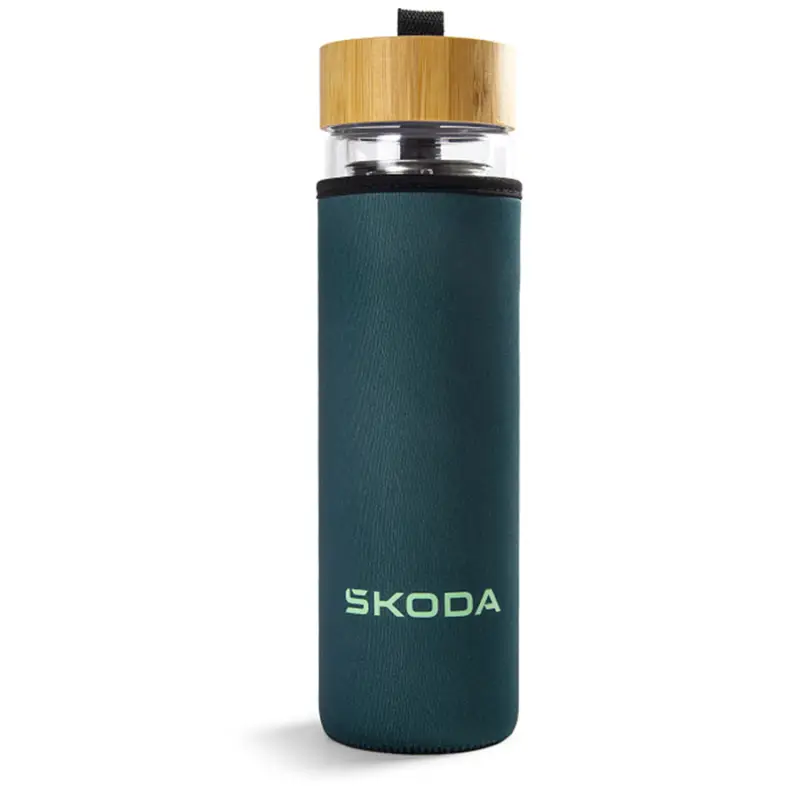 Original Skoda Glasflasche Trinkflasche Teeflasche Teesieb Flasche 6U0050309A Begrenztes Angebot