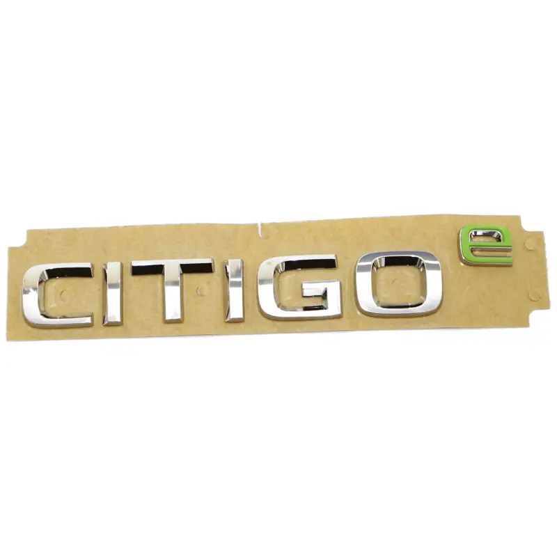 Original Skoda CITIGOe Schriftzug Heckklappe Emblem Logo Zeichen chrom/grün 1ST853687EVGJ Billig