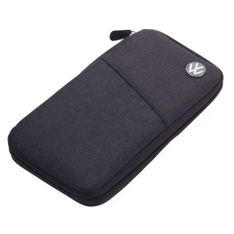 Jetzt Bestellen Etui SAFE RIDE Dokumentenetui RFID Reisedokument Tasche VW Logo schwarz TRV20