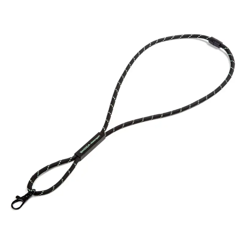 Original Skoda Schlüsselband Motorsport Lanyard Schlüsselanhänger Keyholder 6U0087610AM Sonderangebot