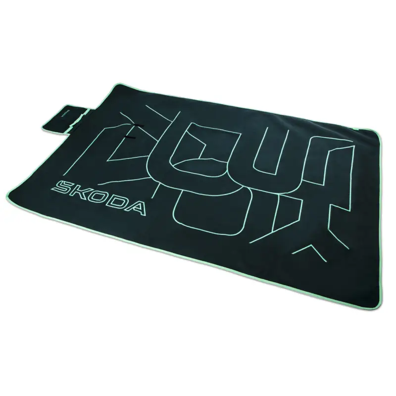 Abverkauf Original Skoda Picknickdecke 140x210cm Decke Fleecedecke 000084509D
