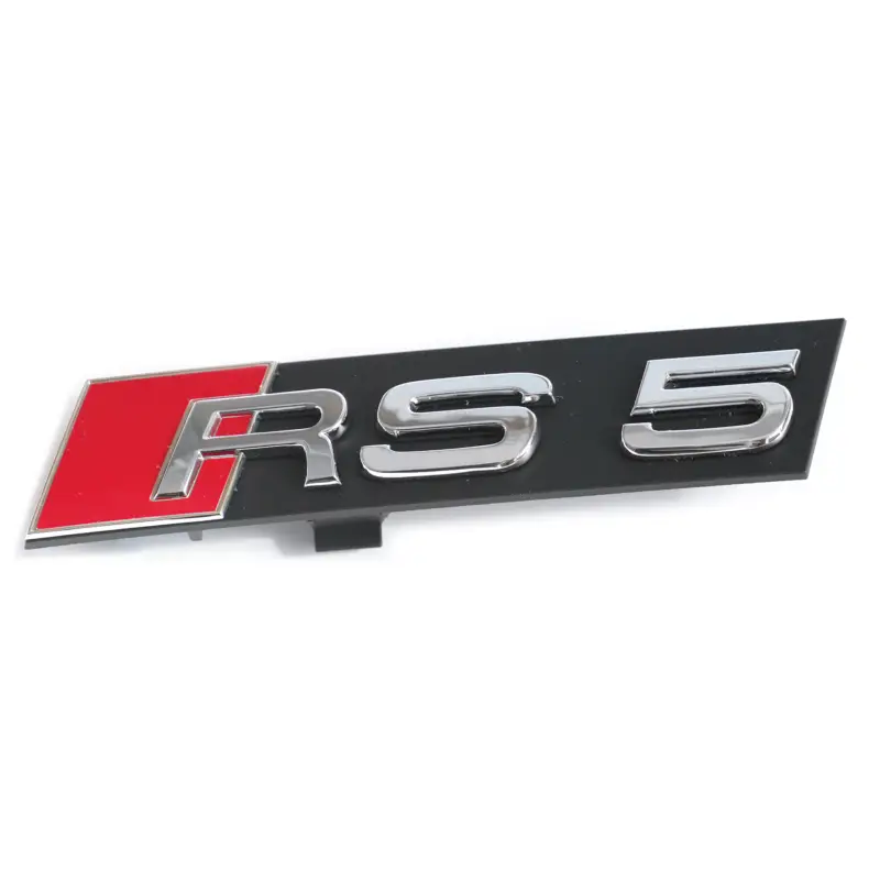 Knallerangebot Original Audi RS5 Schriftzug Kühlergrill Emblem Logo vorn Plakette chrom 8T0853736F2ZZ