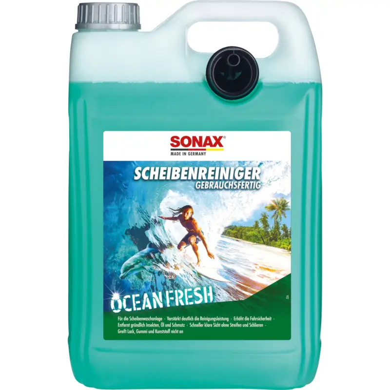 SONAX Scheibenreiniger Oceanfresh Wischwasser Sommer 5L Kanister 02645000 Heißes Angebot
