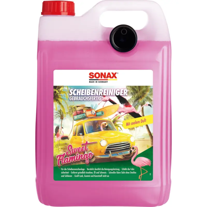 Direkt Vom Hersteller SONAX Scheibenreiniger Sweet Flamingo Wischwasser Sommer 5L Kanister 03945000