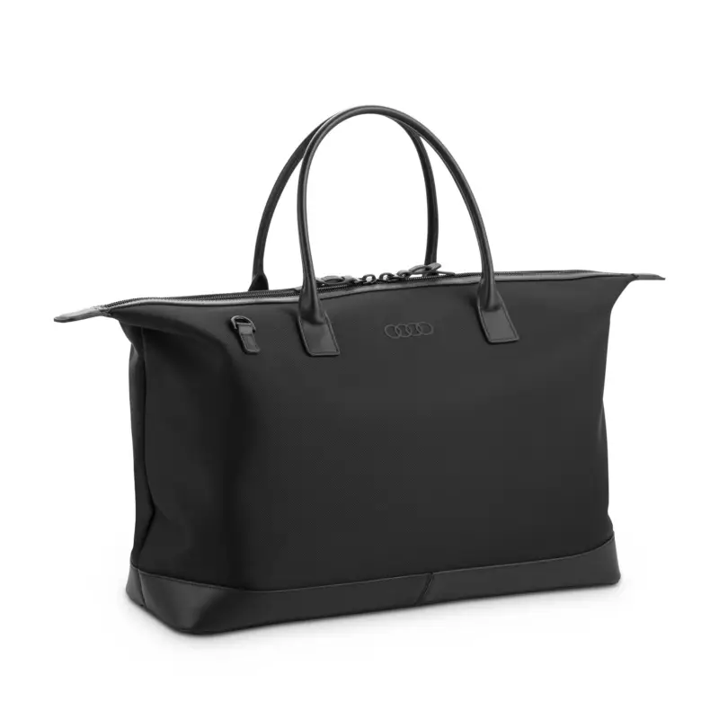 Original Audi Weekender Tasche Reisetasche Ringe Logo schwarz 3152500800 Highlight