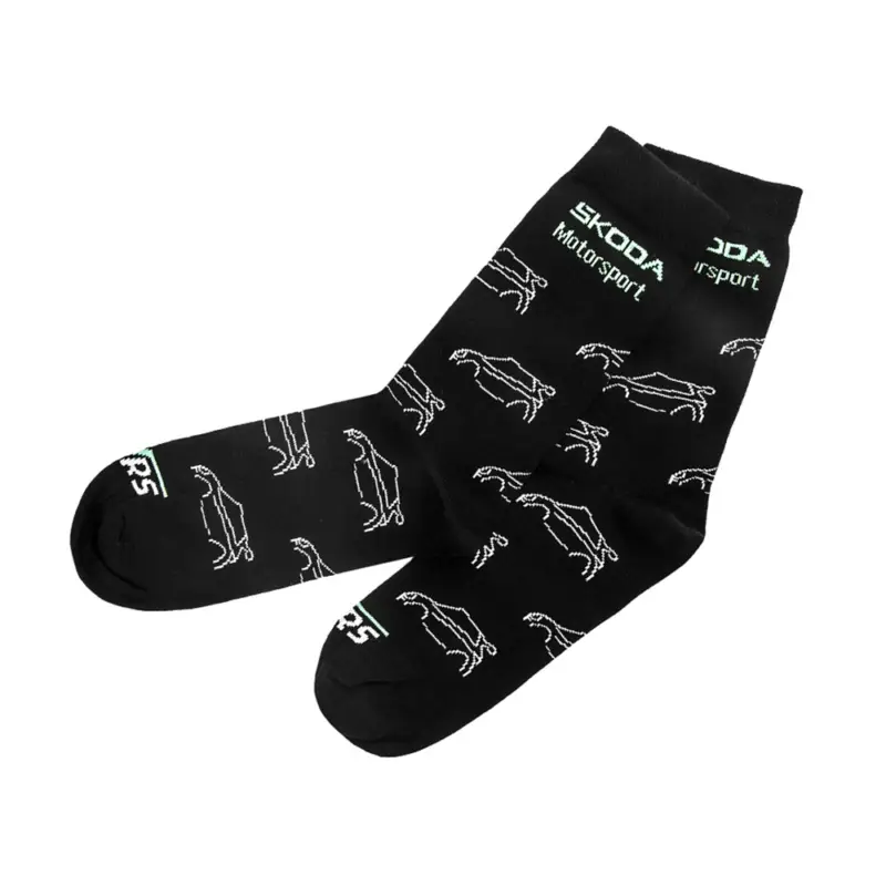Original Skoda Socken Gr. 43-46 Motorsport RS Strümpfe Unisex 6U0084361F Meistverkauft