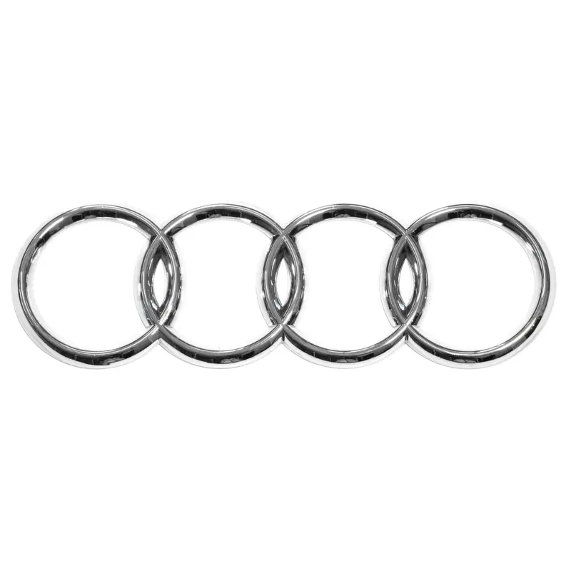 Original Audi Zeichen Emblem hinten chrom Heckklappe Ringe 4B98537422ZZ Preis Gesenkt