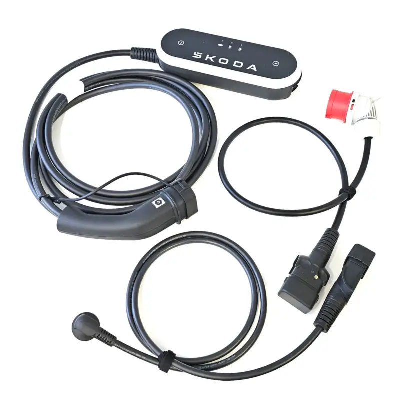 Original Skoda iV Universal Charger Ladegerät Ladekabel Elektroauto Notladegerät 5LA054412M Neu Im Sortiment