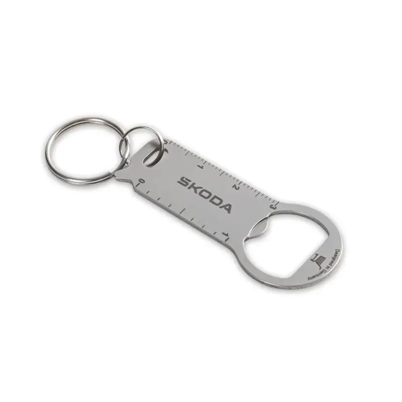 Beliebt Original Skoda Schlüsselanhänger Metall Flaschenöffner Einkaufswagenentriegler 6U0087013