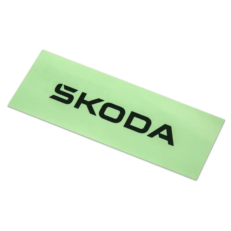 Knallerangebot Original Skoda Aufkleber 150x55 Logo Sticker grün 6U0087703BF