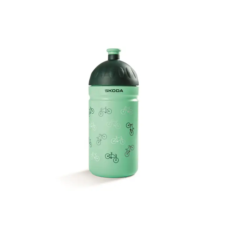 Ausverkauf Original Skoda Trinkflasche 500ml Flasche Wasserflasche Kinder grün 6U0050309