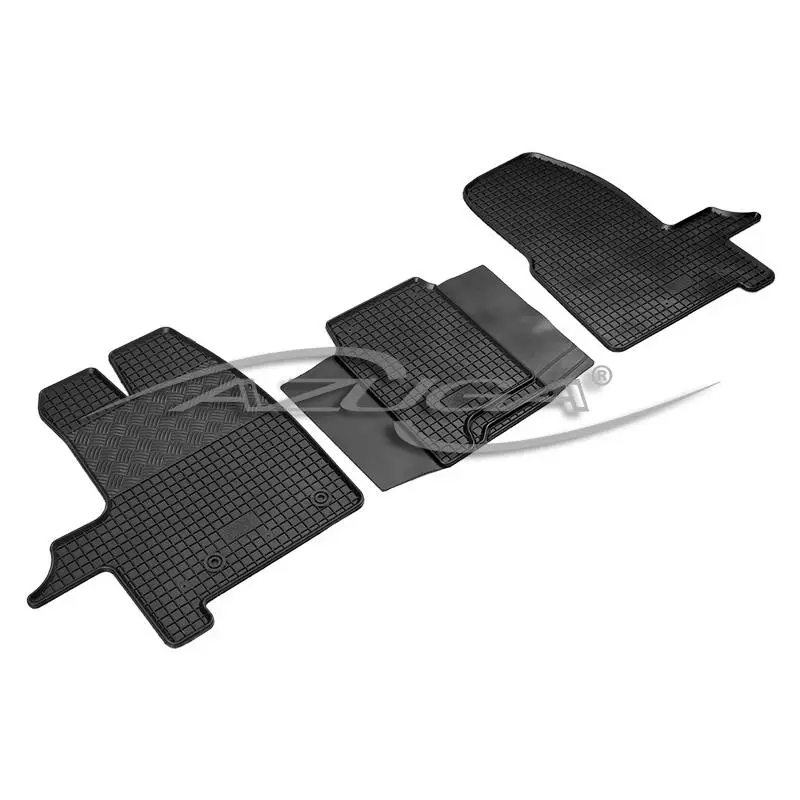 Gummi-Fußmatten passend für Ford Tourneo Custom ab 10/2012-2017/Transit Custom ab 10/2012-2023 (Beifahrer-Einzelsitz) Sichere Zahlung