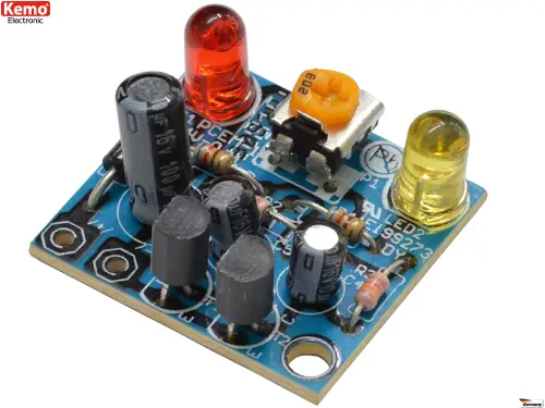 Expressversand LED Wechselblinker Blinker 6V - 12V DC Blinkfrequenz einstellbar B092 Kemo Bausatz