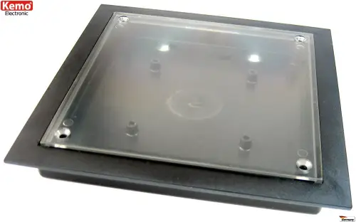 Klarsichtdeckel Gehäuse G100 130 x 130 x 17 mm Kemo Beliebt