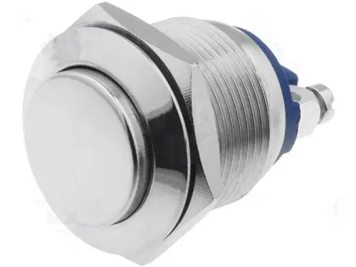 22mm Drucktaster Taster Vollmetal 1x Schliesser max 48V 2A Bestpreis