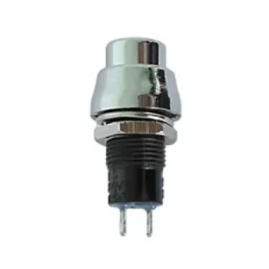 Jetzt Kaufen Drucktaster Einbau Taster rund R1384A silber AUS-(EIN) Velleman
