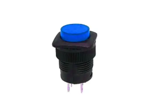 Solange Der Vorrat Reicht Drucktaster mit blauer LED Bleuchtung R1394B/B Velleman