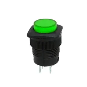 Begrenztes Angebot Drucktaster mit grüner LED Bleuchtung R1394B/G Velleman