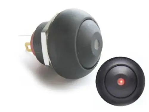 Drucktaster Taster R1396R mit roter LED Beleuchtung Velleman Begrenztes Angebot