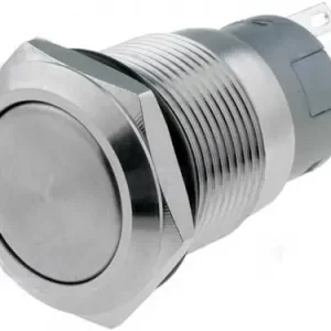 Letzte Chance Drucktaster Vollmetal Taster 1x Wechslerkontakt max 250V 5A