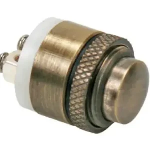 Klingeltaster Taster R1800DB 2A / 48V DC SPDT vernickeltes Messing Velleman Beliebt