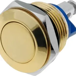 Vollmetal Drucktaster Messing Farben Goldgelb 1x EIN max 48V 2A Jetzt Kaufen