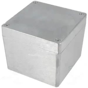 Aluminium Gehäuse Alu G137 IP65 hohe Schirmdämpfung 120x120x101mm Gainta Direktkauf