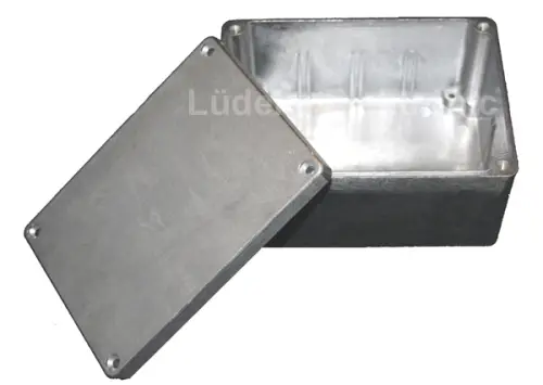 Nur Heute Gehäuse Alu G115 IP65 hohe Schirmdämpfung 148 x 108 x 75mm