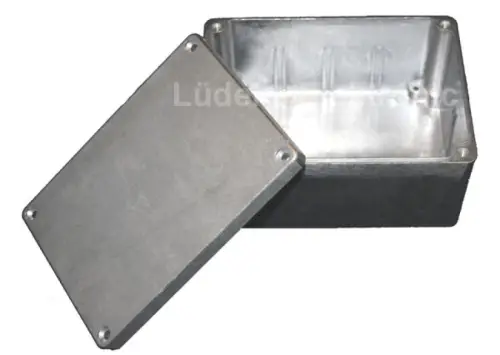 Gehäuse Alu G116 IP65 hohe Schirmdämpfung 160x100x60mm Preisreduziert
