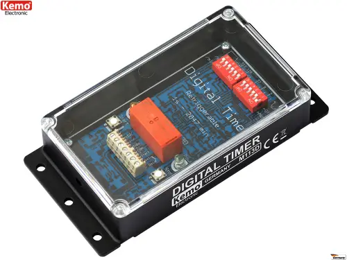 Saisonangebot Digitales Zeitrelais Zeitschalter 12V DC max 10A einstellbar ca 1 Sek. bis 2047 Min. Kemo M113D