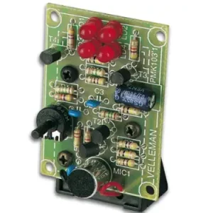 Schalldetektor LED Lichtorgel 9V MK103 Velleman Bausatz WHADDA WSL104 Highlight