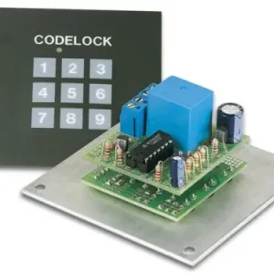 Codeschloss Zahlenschloss 9V - 15V K6400 Velleman Bausatz WHADDA WSAA6400 Sichere Zahlung