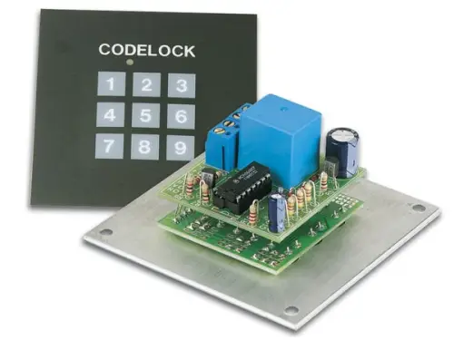 Codeschloss Zahlenschloss 9V - 15V K6400 Velleman Bausatz WHADDA WSAA6400 Sichere Zahlung