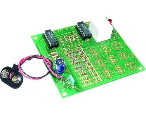 Direktkauf Elektronisches Schloß Zahlenschloss 9V B1114 Smart Kit Bausatz