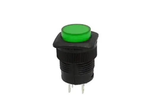 Wochenendangebot Druckschalter Grüne LED Leuchte R1394A/G Velleman