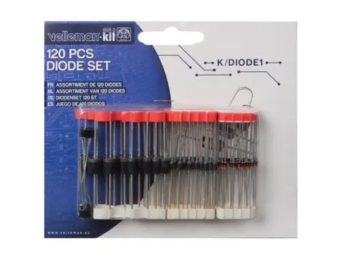 Diodensortiment Diodenset Dioden 120 Stück verschieden K/DIODE1 Velleman Meistverkauft