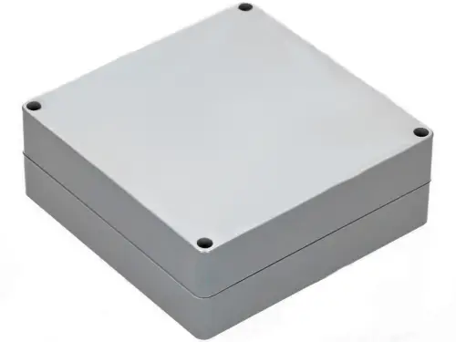Gehäuse Kunststoff G396 IP65 grau 160 x 160 x 60mm ABS dunkelgrau Heißes Angebot