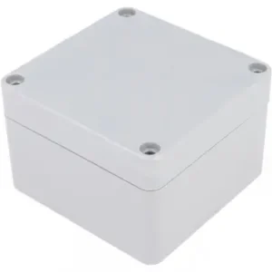 Neu Kunststoff Gehäuse ABS G366 IP65 grau 82 x 80 x 55mm